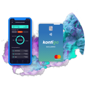 Pantalla de inicio a la Finctech Kontigo